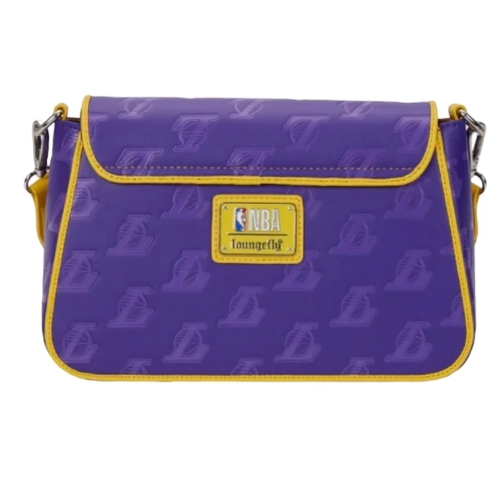 Loungefly NBA Los Angeles Lakers Logo Crossbody Purse